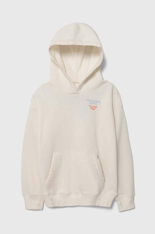 Παιδική μπλούζα Abercrombie & Fitch με κουκούλα μπεζ KI252.3085