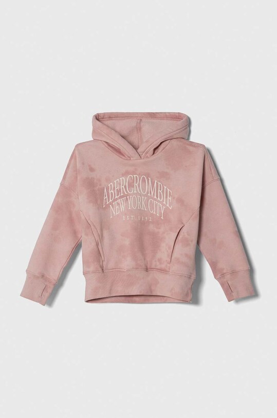Detská mikina Abercrombie & Fitch nášivka ružová KI252.3090