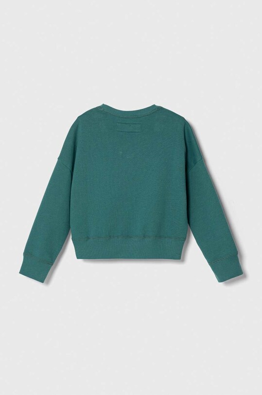 Abercrombie & Fitch bluza copii KI252.3086 turcoaz AW23