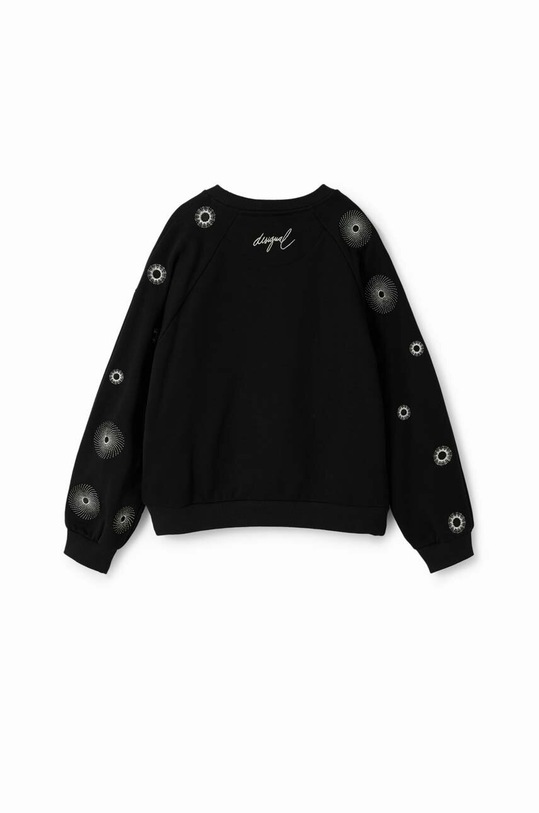 Девочка Детская хлопковая кофта Desigual 23WGSK06 чёрный