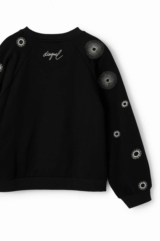 Детская хлопковая кофта Desigual 23WGSK06 чёрный