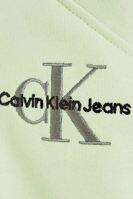 Detská mikina Calvin Klein Jeans zelená IG0IG02249.9BYX