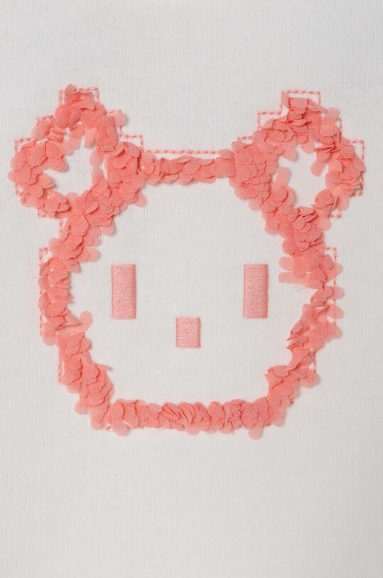 Дівчинка Дитяча кофта United Colors of Benetton 32N4G10AF.P.SEASONAL білий