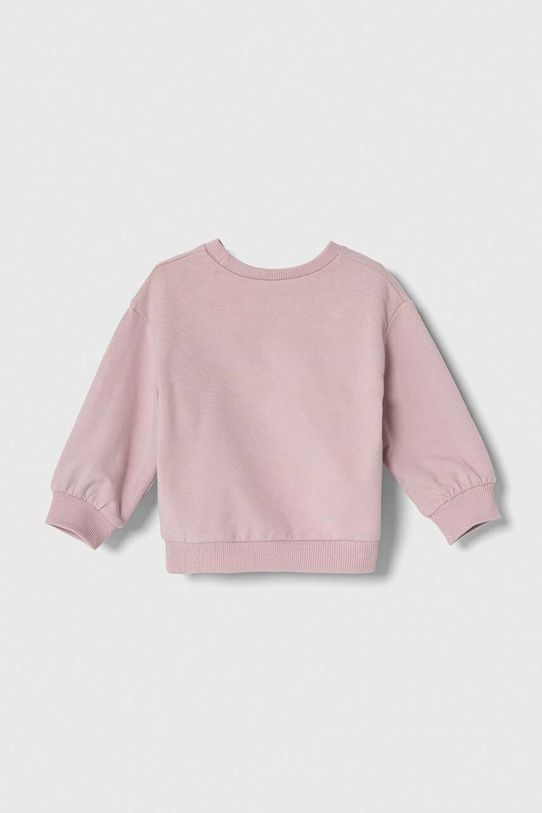 Detská mikina United Colors of Benetton 36FPG10AX.P.SEASONAL fialová AW23