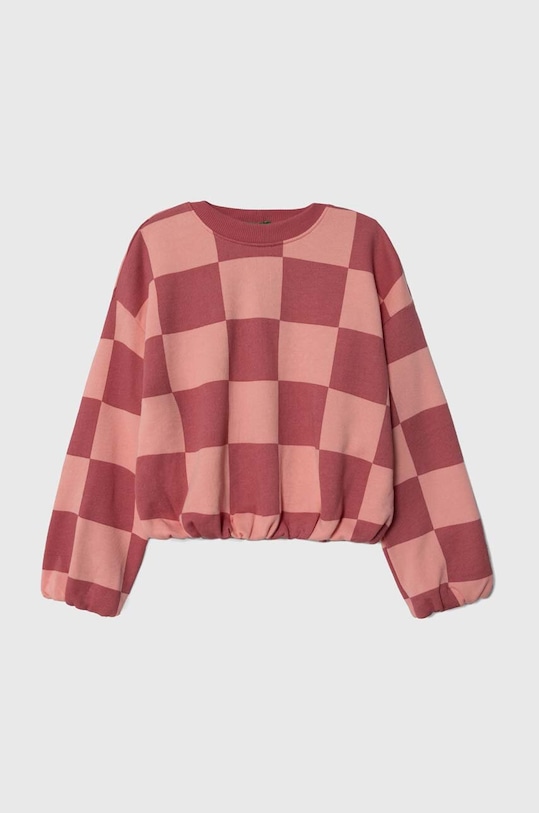 United Colors of Benetton gyerek melegítőfelső pamutból pamut rózsaszín 3IKAC10FC.G.SEASONAL