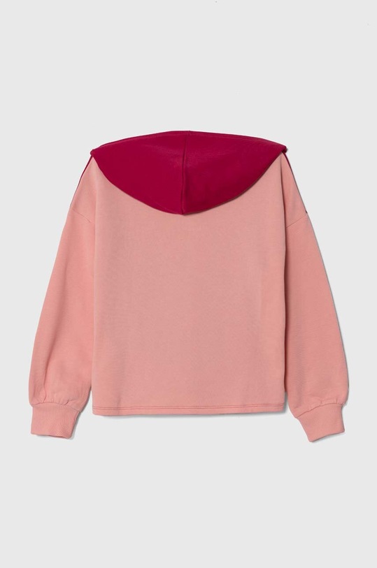 United Colors of Benetton gyerek melegítőfelső pamutból 3J68C202L.G.SEASONAL rózsaszín AW23