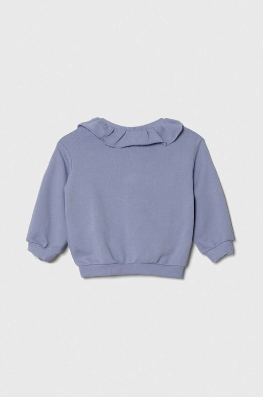 Дитяча бавовняна кофта United Colors of Benetton 3J68G10AW.P.SEASONAL фіолетовий AW23