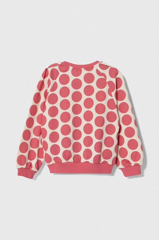 United Colors of Benetton hanorac de bumbac pentru copii 3LCTG10BX.P.SEASONAL roz AW23