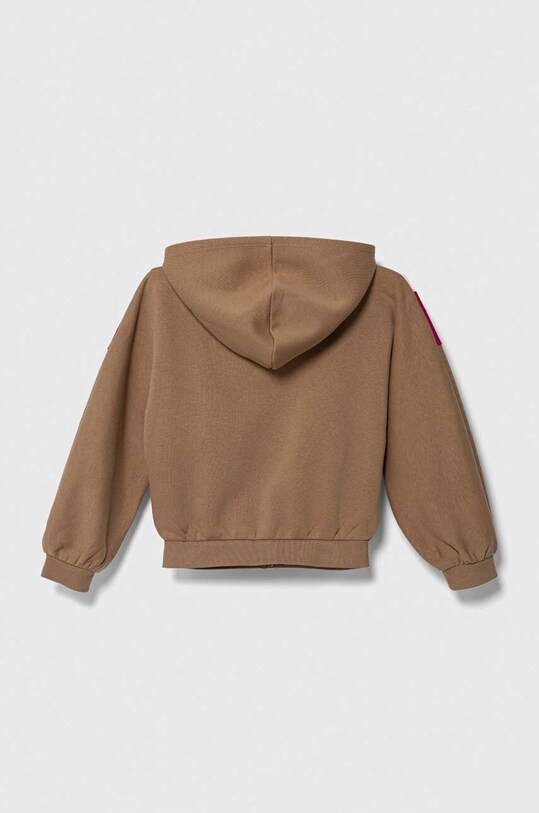 Dječja dukserica Sisley 30UNX500U.G.SEASONAL bež AW23