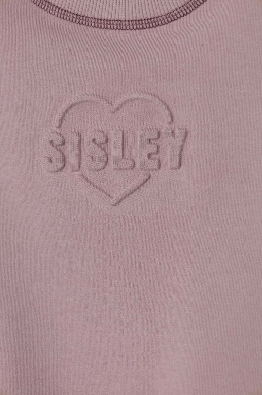 DÍVKA Dětská mikina Sisley 3PANX103D.G.SEASONAL fialová