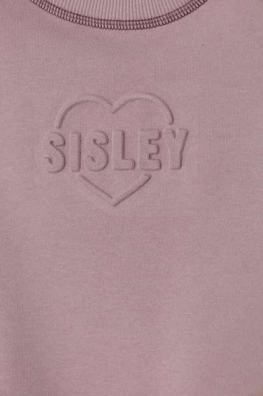 Dziewczynka Sisley bluza dziecięca 3PANX103D.G.SEASONAL fioletowy