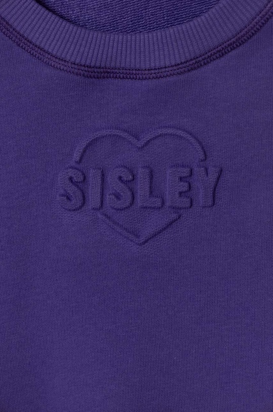 Dziewczynka Sisley bluza dziecięca 3PANX103D.G.SEASONAL fioletowy