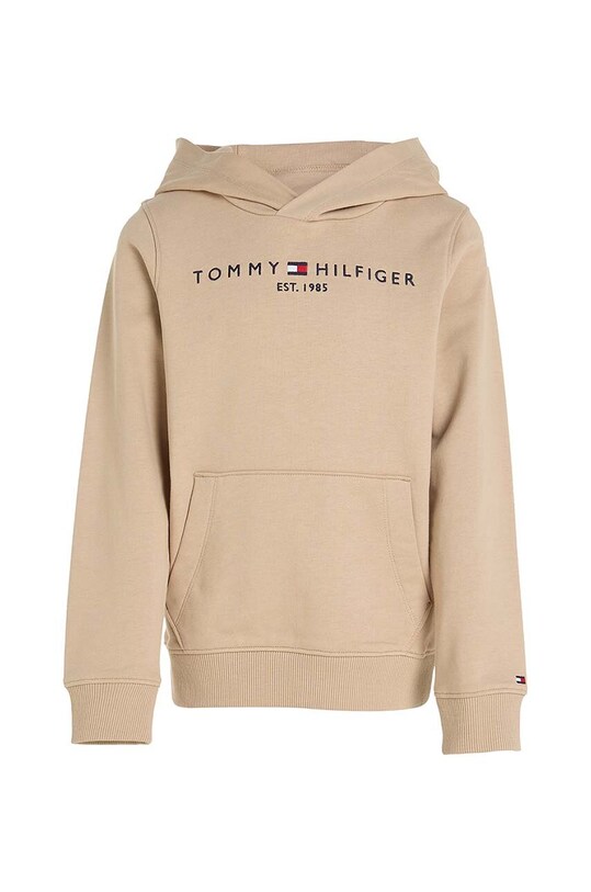 Tommy Hilfiger bluza bawełniana dziecięca KS0KS00205.74.122.9BYX beżowy AW23