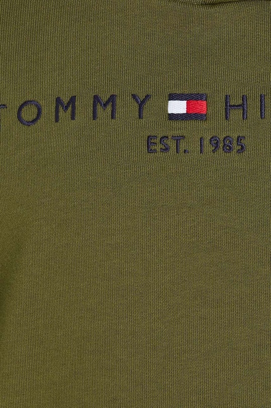 Παιδική βαμβακερή μπλούζα Tommy Hilfiger πράσινο KS0KS00205.128.176.9BYX