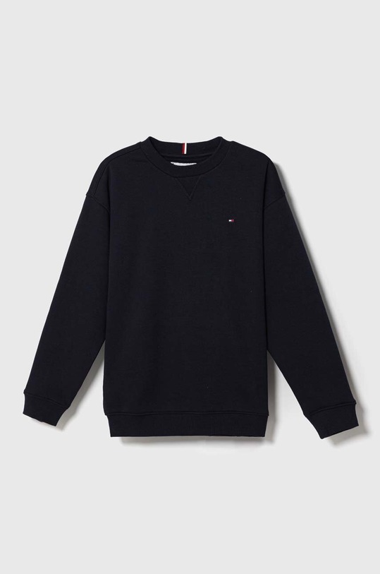 Dětská mikina Tommy Hilfiger bez kapuce námořnická modř KS0KS00448.128.176.9BYX
