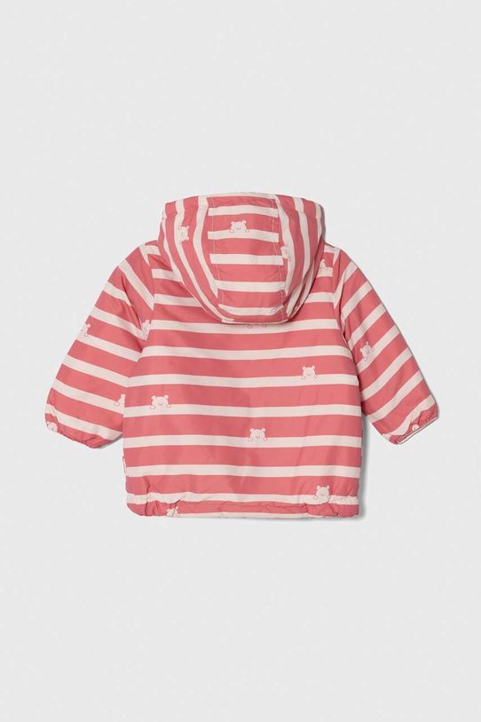 United Colors of Benetton geaca copii 20F6AN00L.G.W.SEASONAL roz AW23