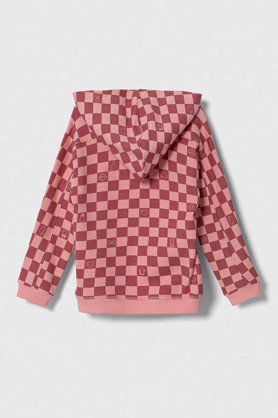 Dječja pamučna dukserica United Colors of Benetton 3ZFFG200F.P.SEASONAL roza AW23