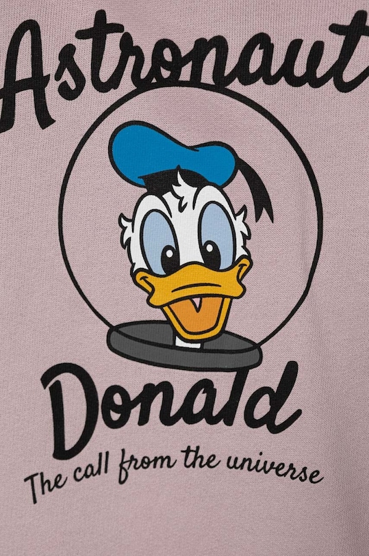 Dziewczynka United Colors of Benetton bluza bawełniana dziecięca x Disney 3J68C203D.G.SEASONAL fioletowy