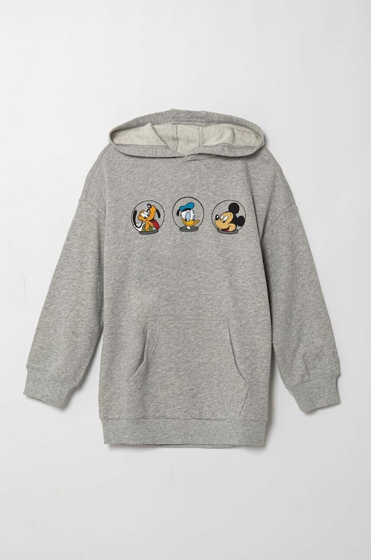 Παιδική βαμβακερή μπλούζα United Colors of Benetton x Disney στάμπα γκρί 3J68C203D.G.SEASONAL
