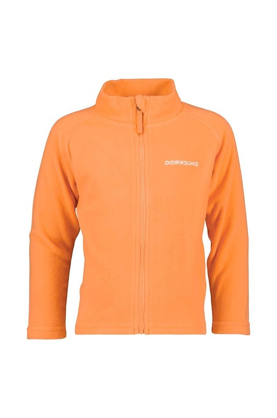 Didriksons bluza copii MONTE KIDS FULLZIP 505026 portocaliu SS25