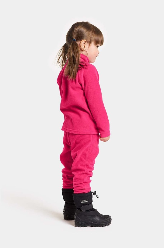Didriksons bluza copii MONTE KIDS FULLZIP 505026 roz