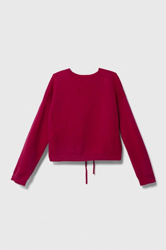 United Colors of Benetton sweter dziecięcy 12WAC104R.G.SEASONAL fioletowy AW23