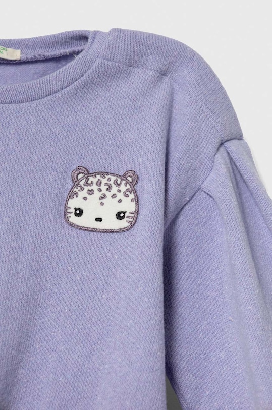 Dziewczynka United Colors of Benetton bluza 35MWA103W.W.SEASONAL fioletowy