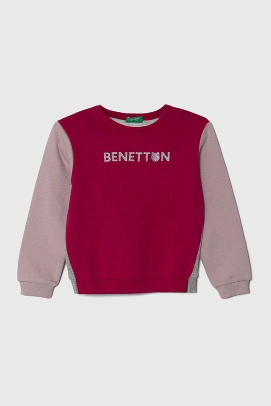 Dječja dukserica United Colors of Benetton Planet friendly ljubičasta 39M2G10BB.P.SEASONAL