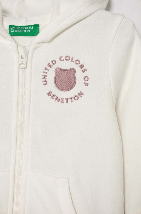 Dziewczynka United Colors of Benetton bluza dziecięca 39M2G502E.P.SEASONAL biały