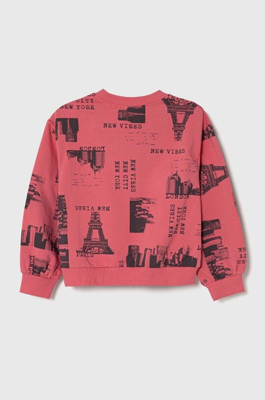 United Colors of Benetton bluza copii 321VC10GK.G.SEASONAL roz AW23
