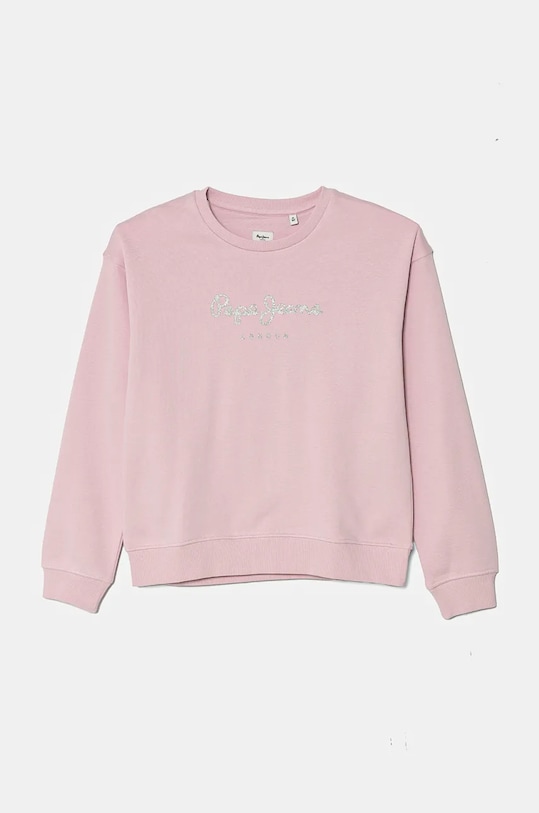 Dječja pamučna dukserica Pepe Jeans pamuk roza PG581317