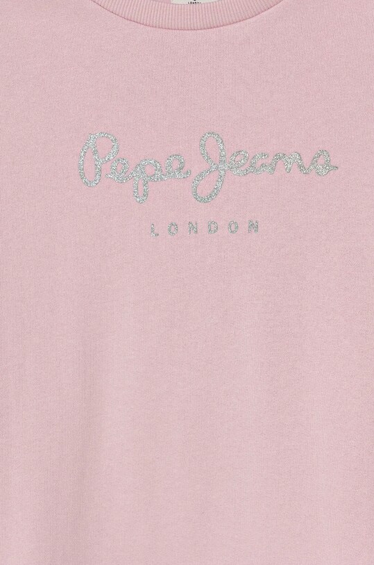 Дівчинка Дитяча бавовняна кофта Pepe Jeans PG581317 рожевий