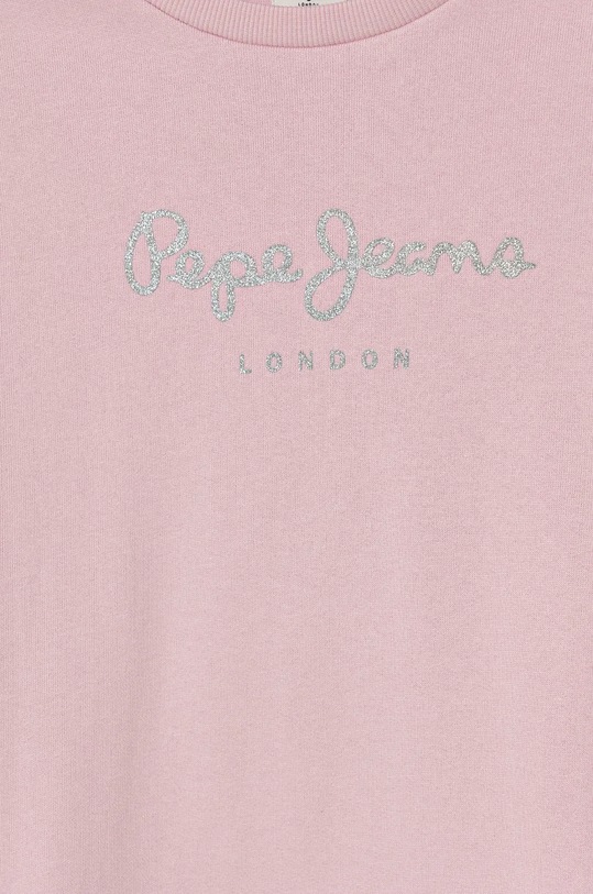 Djevojčice Dječja pamučna dukserica Pepe Jeans PG581317 roza