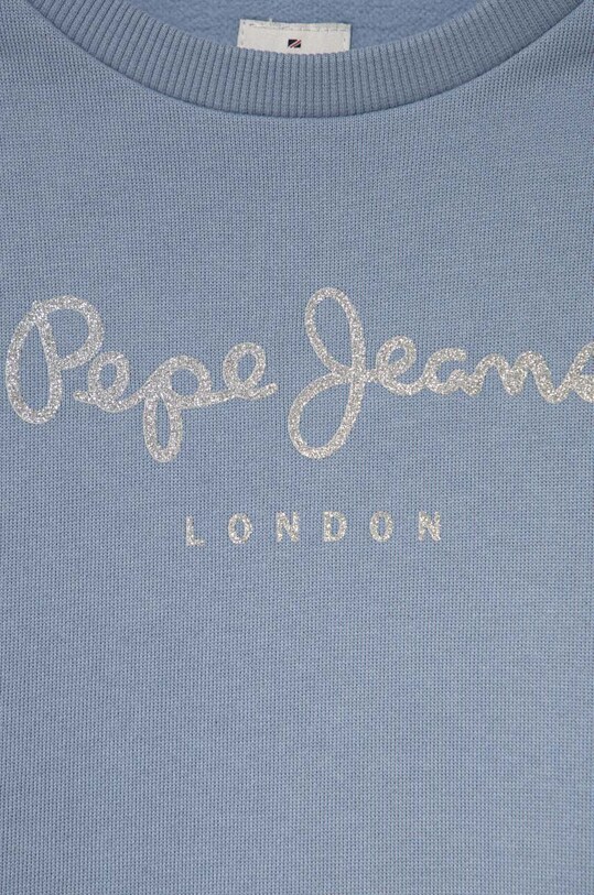 Девочка Детская хлопковая кофта Pepe Jeans PG581317 голубой