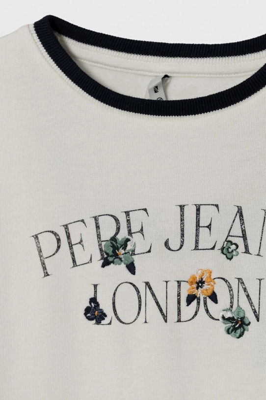 Девочка Детская хлопковая кофта Pepe Jeans PG581307 белый