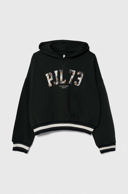 Детски памучен суичър Pepe Jeans памук зелен PG581311