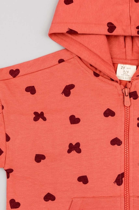 Dziewczynka zippy bluza bawełniana dziecięca 3105585101 różowy