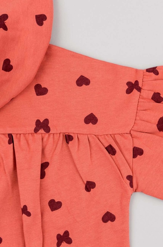 zippy bluza bawełniana dziecięca różowy 3105585101