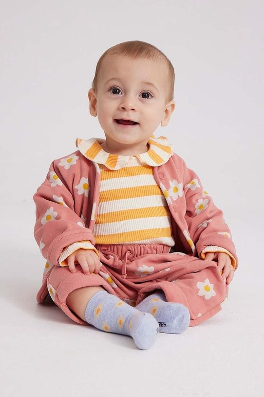Bobo Choses bluza dziecięca wzorzyste pomarańczowy 223AB041