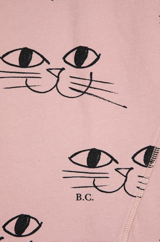 Κοριτσίστικα Παιδική βαμβακερή μπλούζα Bobo Choses 223AC047 ροζ