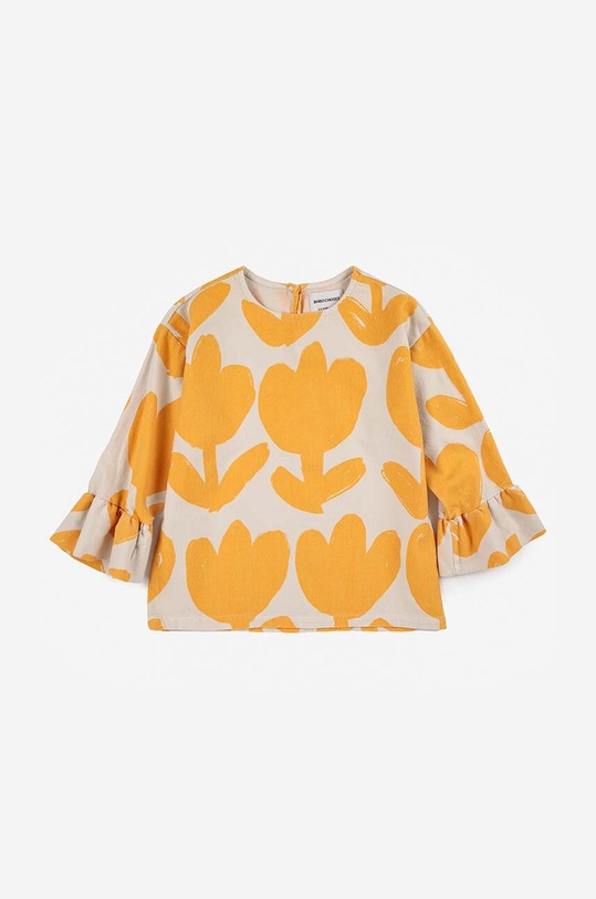 Bobo Choses bluza de bumbac pentru copii 223AC088 alb AW23