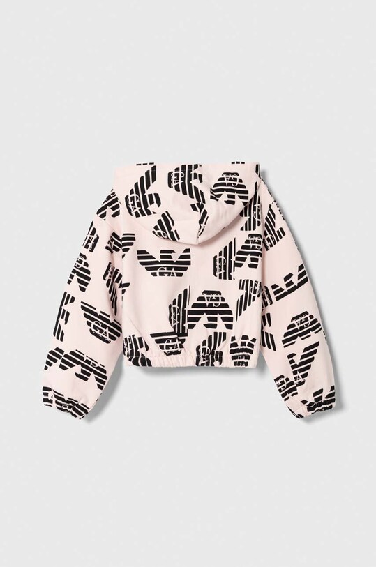 Дитяча бавовняна кофта Emporio Armani 6R3B08.3J5BZ рожевий AW23