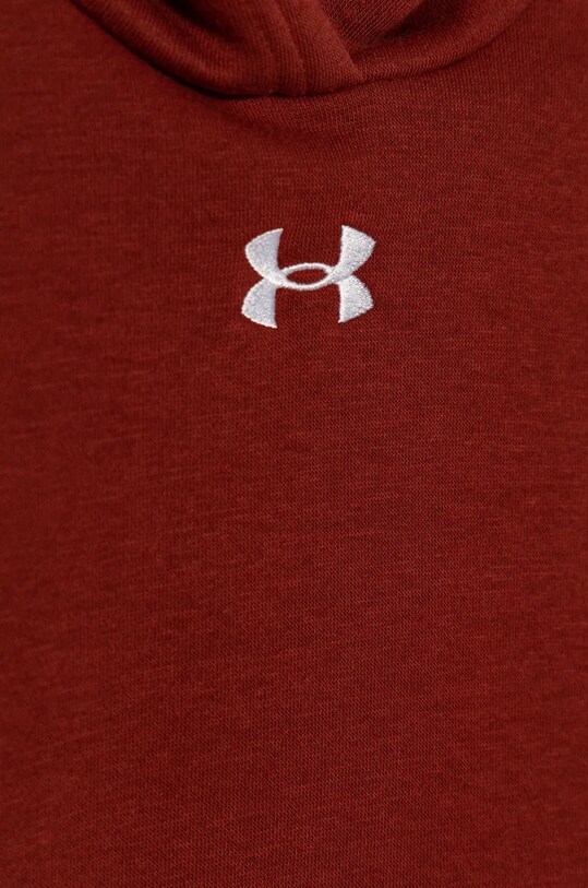Dziewczynka Under Armour bluza dziecięca UA Rival Fleece Crop 1379517 bordowy