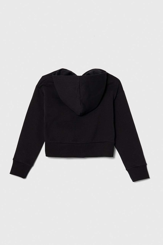 Under Armour bluza dziecięca UA Rival Fleece Crop 1379517 czarny AW24