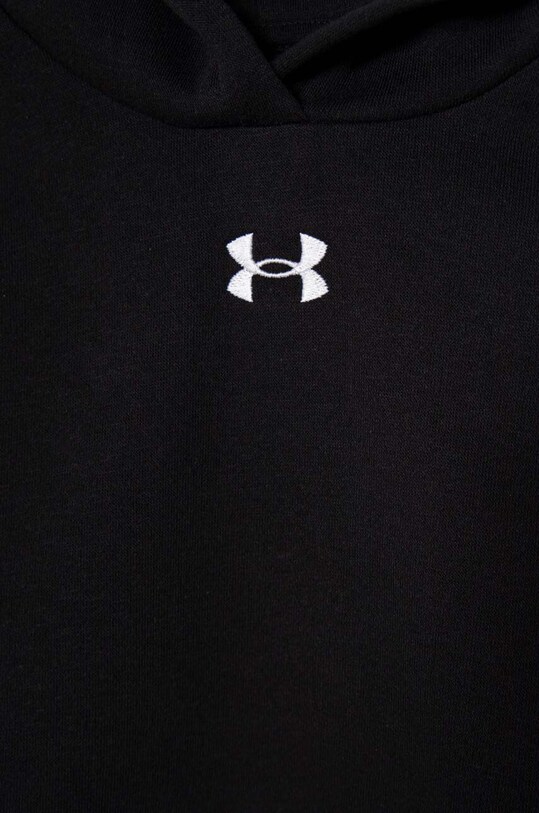 Fete Under Armour bluza copii UA Rival Fleece Crop 1379517 negru