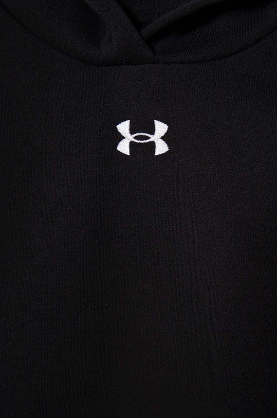 Dziewczynka Under Armour bluza dziecięca UA Rival Fleece Crop 1379517 czarny