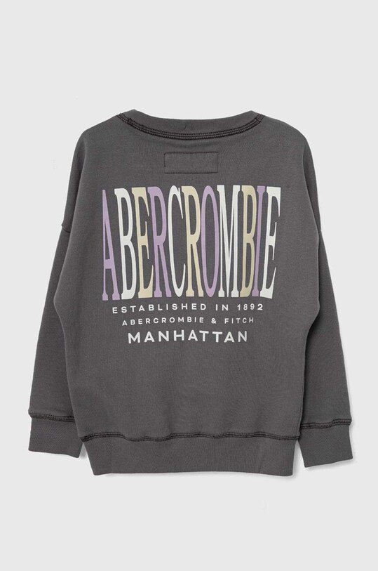 Детски суичър Abercrombie & Fitch KI252.3119 сив AW23