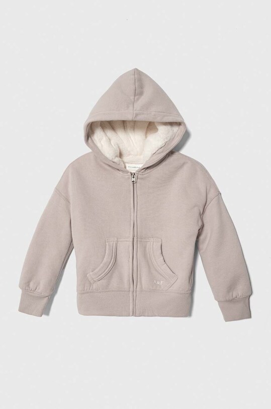 Abercrombie & Fitch bluza copii uni bej KI252.3131