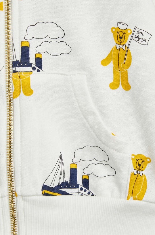 Deklice Otroški bombažen pulover Mini Rodini 2362012010 bela