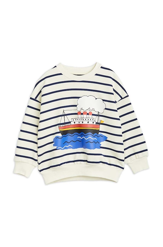 Mini Rodini bluza bawełniana dziecięca nadruk biały 2362012360